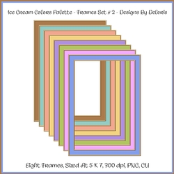 Frames Set 2 - Ice Cream Colors