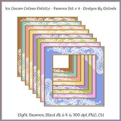 Frames Set 4 - Ice Cream Colors