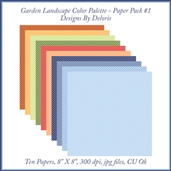 Tiny Polka Dots Paper Pack 1 (Garden Colors)
