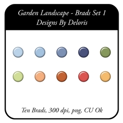Brads Set 1 (Garden Colors)