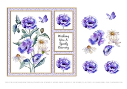 Poppies N Daisies Get Well Card Four