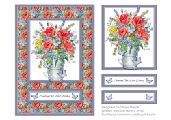 Sending Get Well Wishes Floral Topper
