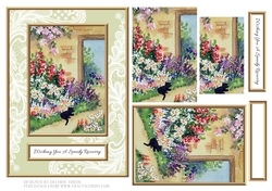 Wishing You A Speedy Recovery - Garden Scene #1