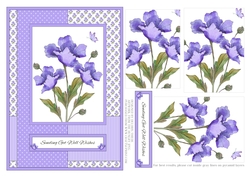 Lovely Poppies - Sending Get Well Wishes - Card Three