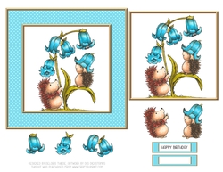 Cute Critters Birthday Topper - Card Two