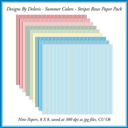 Stripes Paper Pack (Summer Colors)