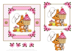 Cute Critters Birthday Topper