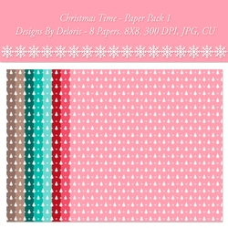 Paper Pack 1 (Christmas Time Color Palette)