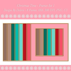 Frames Set 1 (Christmas Time Colors)