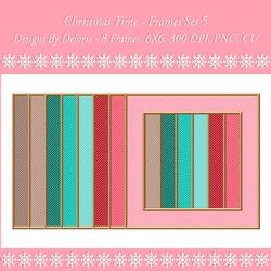 Frames Set 5 (Christmas Time Colors)