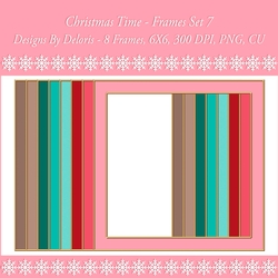 Frames Set 7 (Christmas Time Colors)
