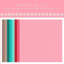 Paper Pack 12 (Christmas Time Colors)