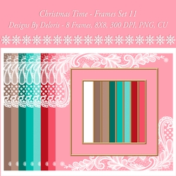 Frames Set 11 (Christmas Time Colors)