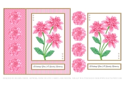 Wishing You A Speedy Recovery (Pink Dahlias)