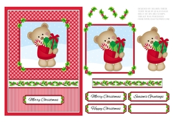 Cute Teddy Topper (Card One)