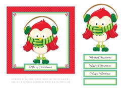 Bundled Up Birdies (Card One)