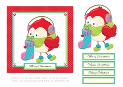 Bundled Up Birdies (Card Three)
