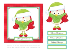 Bundled Up Birdies (Card Six)