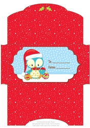 Cute Little Bluebird Holiday Money Wallet