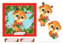 Cute Little Reindeer (Card Two)