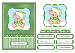 Cute Critters Holiday Topper (Card Two)