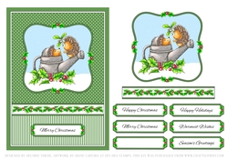 Cute Critters Holiday Topper (Card Eight)