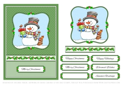 Cute Critters Holiday Topper (Card Ten)