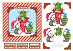 Cute Critters Holiday Topper (Card Four)
