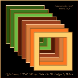 Frames Set 3 (Autumn Color Family)