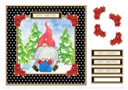 Cute Little Gnomes Holiday Topper #1