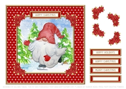Cute Little Gnomes Holiday Topper #9