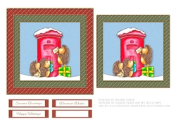 Cute Hedgehogs Mailing Letters