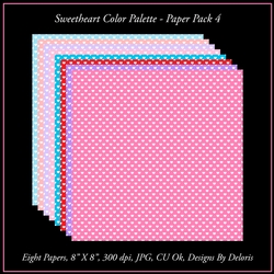 Sweetheart Color Palette - Paper Pack 4