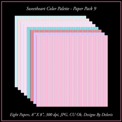 Sweetheart Color Palette - Paper Pack 9