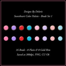 Sweetheart Color Palette - Brads
