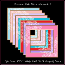 Sweetheart Color Palette - Frames Set 2