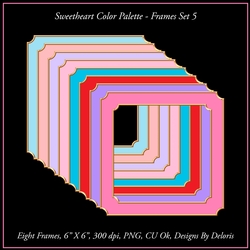 Sweetheart Color Palette - Frames Set 5