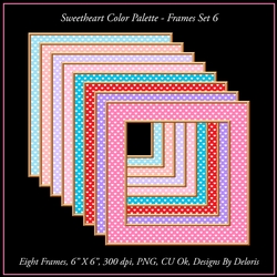 Sweetheart Color Palette - Frames Set 6