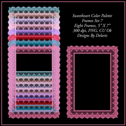 Sweetheart Color Palette - Frames Set 7