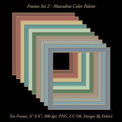 Frames Set 2 (Masculine Colors)