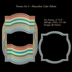 Frames Set 4 (Masculine Colors)