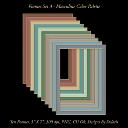 Frames Set 3 (Masculine Colors)