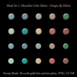 Brads Set 1 (Masculine Colors)