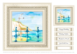 Lovely Coastal Scene - Card Two