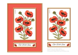 Lovely Wild Poppies Get Well Soon Topper (Card Four)