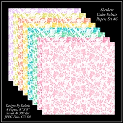 Paper Pack 6 - Sherbert Color Palette