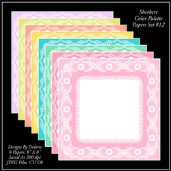 Paper Pack 12 - Sherbert Color Palette