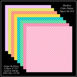 Paper Pack 14 - Sherbert Color Palette