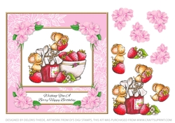 Cute Critters - Berry Happy Birthday