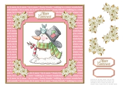 Cute Little Snowman - Pink